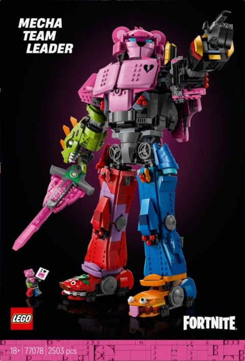 Klocki fortnite 77078 dowódca drużyny mechów