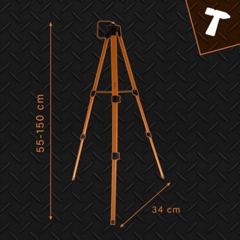 Statyw do lasera krzyżowego 150cm Bigstren 25964 Statyw do lasera krzyżowego 150cm Bigstren 25964