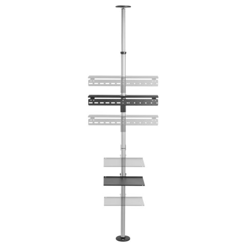 Uchwyt TV teleskopowy sufitowo-podłogowy z półką Maclean, 37"-70", max 30kg, MC-791N Uchwyt TV teleskopowy sufitowo-podłogowy z półką Maclean, 37"-70", max 30kg, MC-791N