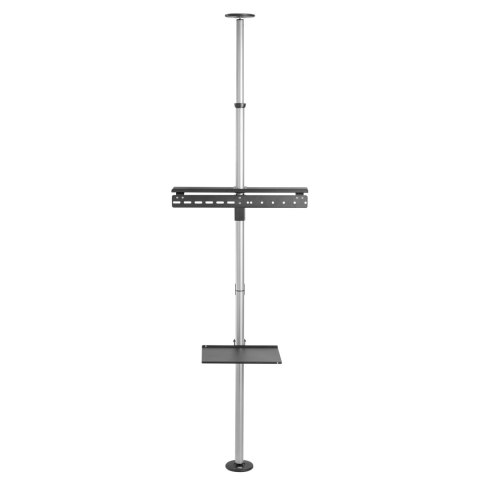 Uchwyt TV teleskopowy sufitowo-podłogowy z półką Maclean, 37"-70", max 30kg, MC-791N Uchwyt TV teleskopowy sufitowo-podłogowy z półką Maclean, 37"-70", max 30kg, MC-791N