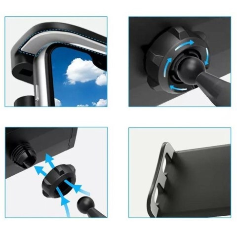 AP17 Uchwyt na zagłówk telefon tablet AP17 Uchwyt na zagłówk telefon tablet