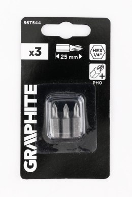 Bity PH0 x 25 mm, 3 szt.