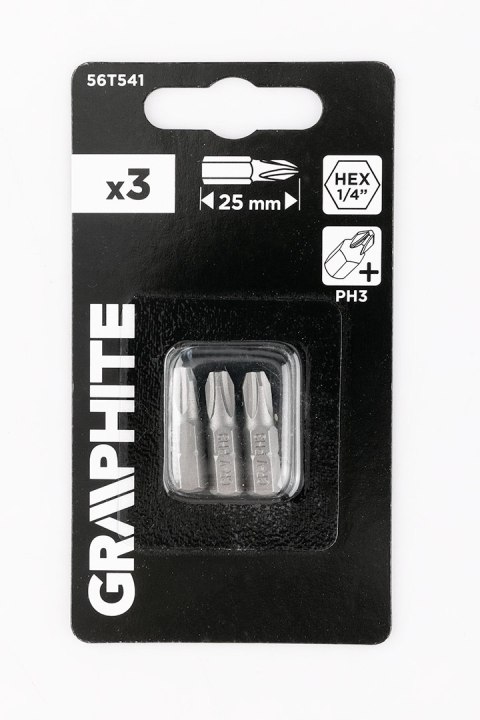 Bity PH3 x 25 mm, 3 szt. Bity PH3 x 25 mm, 3 szt.