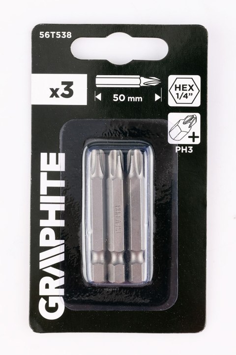 Bity PH3 x 50 mm, 3 szt. Bity PH3 x 50 mm, 3 szt.