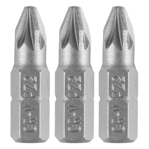 Bity PZ2 x 25 mm, 3 szt. Bity PZ2 x 25 mm, 3 szt.