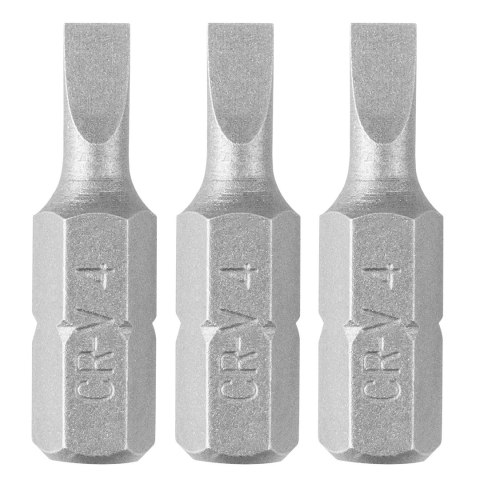 Bity SL4 x 0,6 x 25 mm, 3 szt. Bity SL4 x 0,6 x 25 mm, 3 szt.