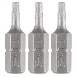 Bity Torx T10 x 25 mm, 3 szt.