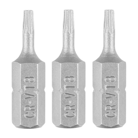 Bity Torx T8 x 25 mm, 3 szt. Bity Torx T8 x 25 mm, 3 szt.