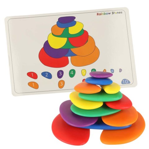 KAMYKI KREATYWNE KOLOROWE UKŁADANKA MONTESSORI KAMYKI KREATYWNE KOLOROWE UKŁADANKA MONTESSORI