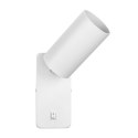 Kinkiet / lampa ścienna Maclean, punktowa, okrągła, GU10, z włącznikiem 55x100mm, kolor biały, MCE369 W Kinkiet / lampa ścienna Maclean, punktowa, okrągła, GU10, z włącznikiem 55x100mm, kolor biały, MCE369 W