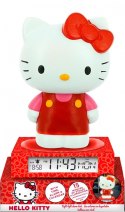 Lampka 3d z budzikiem hello kitty