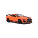 Model kompozytowy 2020 mustang shelby gt500 pomarańczowy 1:24