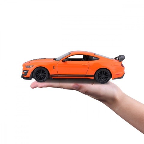 Model kompozytowy 2020 mustang shelby gt500 pomarańczowy 1:24 Model kompozytowy 2020 mustang shelby gt500 pomarańczowy 1:24