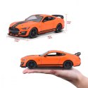 Model kompozytowy 2020 mustang shelby gt500 pomarańczowy 1:24
