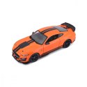 Model kompozytowy 2020 mustang shelby gt500 pomarańczowy 1:24