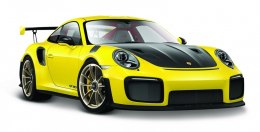 Model kompozytowy porsche 911 gt2 rs żółty 1:24