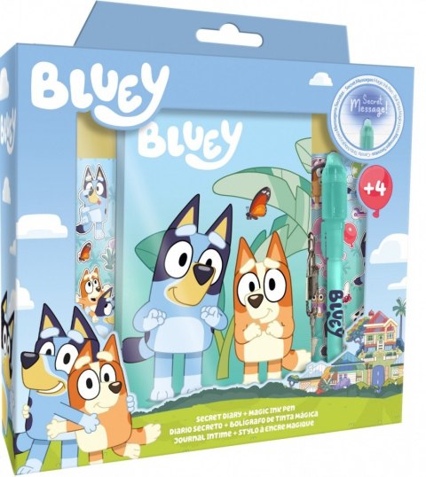 Pamiętnik z magicznym długopisem bluey Pamiętnik z magicznym długopisem bluey