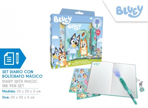 Pamiętnik z magicznym długopisem bluey Pamiętnik z magicznym długopisem bluey