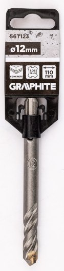 Wiertło do betonu SDS Plus z podwójną spiralą 12 x 110 mm