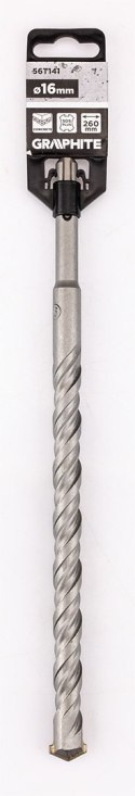 Wiertło do betonu SDS Plus z podwójną spiralą 16 x 260 mm