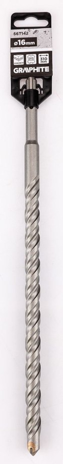 Wiertło do betonu SDS Plus z podwójną spiralą 16 x 310 mm