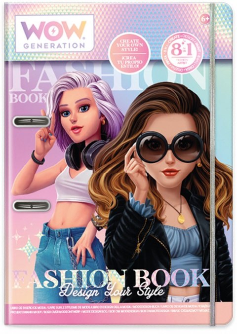 Zestaw fashion book zaprojektuj swój styl wow generation Zestaw fashion book zaprojektuj swój styl wow generation