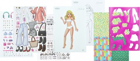 Zestaw fashion book zaprojektuj swój styl wow generation Zestaw fashion book zaprojektuj swój styl wow generation