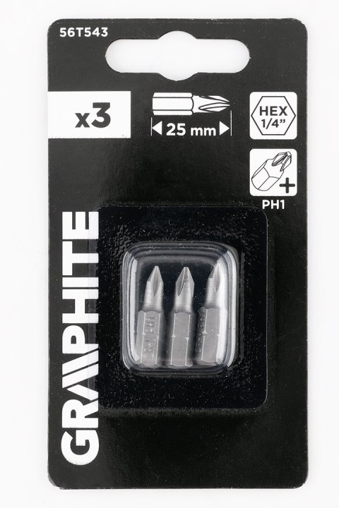 Bity PH1 x 25 mm, 3 szt. Bity PH1 x 25 mm, 3 szt.