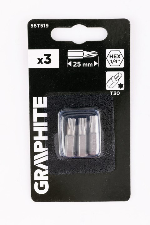 Bity Torx T30 x 25 mm, 3 szt. Bity Torx T30 x 25 mm, 3 szt.