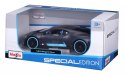 Bugatti divo 1/24 szaro-niebieski