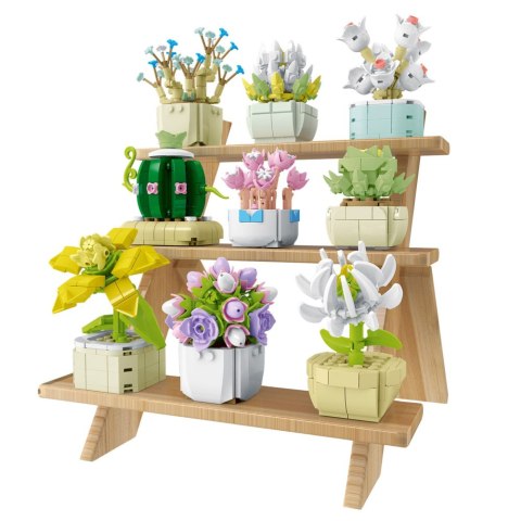 Klocki Konstrukcyjne Zestaw Kwiaty W Doniczkach 9szt. 854 el.