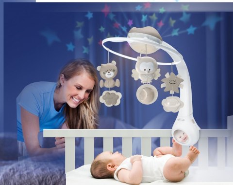 Muzyczna karuzelka 3w1 infantino beżowa Muzyczna karuzelka 3w1 infantino beżowa