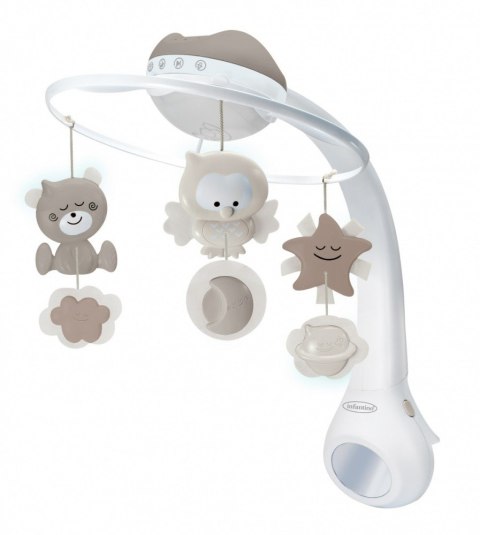 Muzyczna karuzelka 3w1 infantino beżowa Muzyczna karuzelka 3w1 infantino beżowa