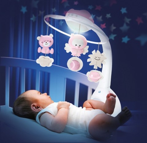 Muzyczna karuzelka infantino 3w1 różowa Muzyczna karuzelka infantino 3w1 różowa