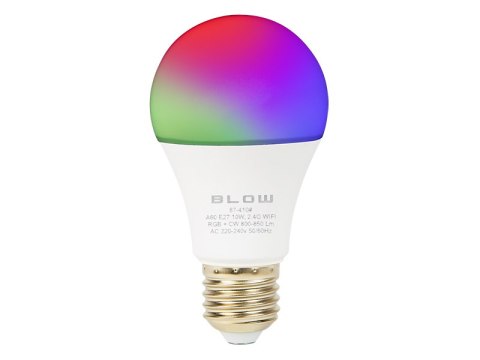 87-410# Żarówka led e27 10w 230v rgb+cw wifi 87-410# Żarówka led e27 10w 230v rgb+cw wifi