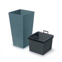Doniczka FURU SQUARE DFSH350 - niebiski skandynawski
