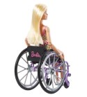Lalka barbie fashionistas na wózku strój w kratkę