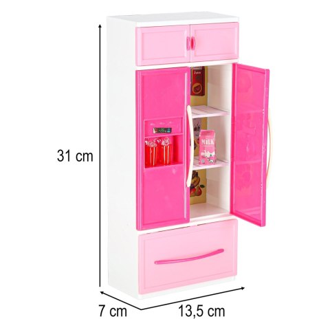 Mebelki dla lalek kuchnia 4 segmenty dźwięki LED 48cm Mebelki dla lalek kuchnia 4 segmenty dźwięki LED 48cm
