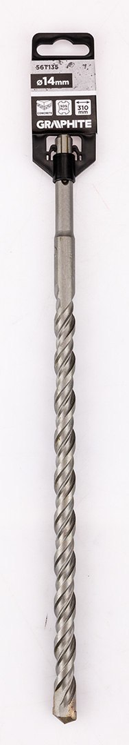 Wiertło do betonu SDS Plus z podwójną spiralą 14 x 310 mm Wiertło do betonu SDS Plus z podwójną spiralą 14 x 310 mm