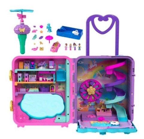 Zestaw polly pocket wakacyjny kurort walizka Zestaw polly pocket wakacyjny kurort walizka