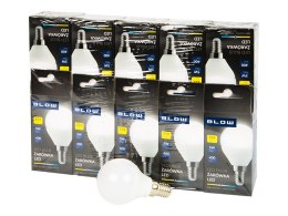 87-435# Żarówka led e14 g45 eco 5w neutralna 10szt