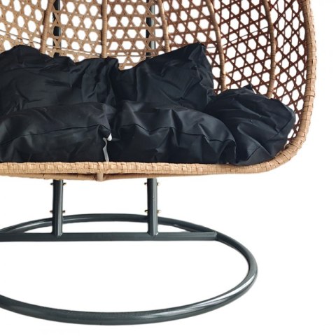 Fotel wiszący, huśtawka kokon z poduszkami DWUOSOBOWY KR34