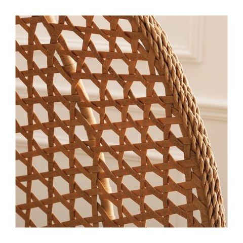 Fotel wiszący huśtawka kokon z poduszkami w pasy KR28