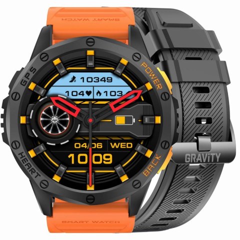 SMARTWATCH MĘSKI GRAVITY GT24-3 - LATARKA, DODATKOWY PASEK (sg033c) SMARTWATCH MĘSKI GRAVITY GT24-3 - LATARKA, DODATKOWY PASEK (sg033c)