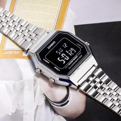 ZEGAREK DAMSKI CASIO LA680WA-1B VINTAGE + BOX ZEGAREK DAMSKI CASIO LA680WA-1B VINTAGE + BOX
