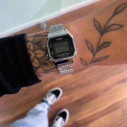 ZEGAREK DAMSKI CASIO LA680WA-1B VINTAGE + BOX ZEGAREK DAMSKI CASIO LA680WA-1B VINTAGE + BOX