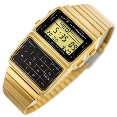 ZEGAREK MĘSKI CASIO VINTAGE DATABANK DBC-611G-1 (zd163a) + BOX ZEGAREK MĘSKI CASIO VINTAGE DATABANK DBC-611G-1 (zd163a) + BOX