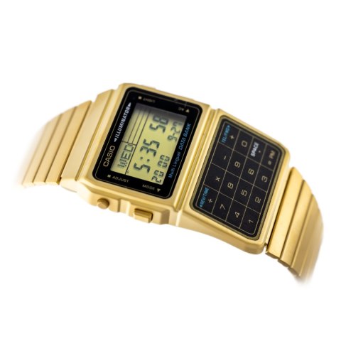 ZEGAREK MĘSKI CASIO VINTAGE DATABANK DBC-611G-1 (zd163a) + BOX ZEGAREK MĘSKI CASIO VINTAGE DATABANK DBC-611G-1 (zd163a) + BOX