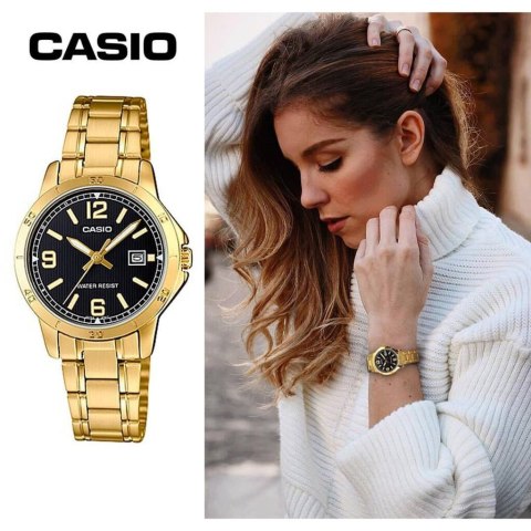 Zegarek damski Casio LTP-V004G-1B (zd642a) + BOX Zegarek damski Casio LTP-V004G-1B (zd642a) + BOX