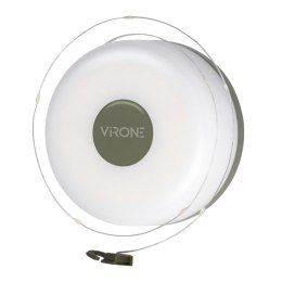 Lampka kempingowa z girlandą, 80/200lm, 2000mAh, 3000K, 8m